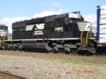 NS 3363 pushes on the rear WB